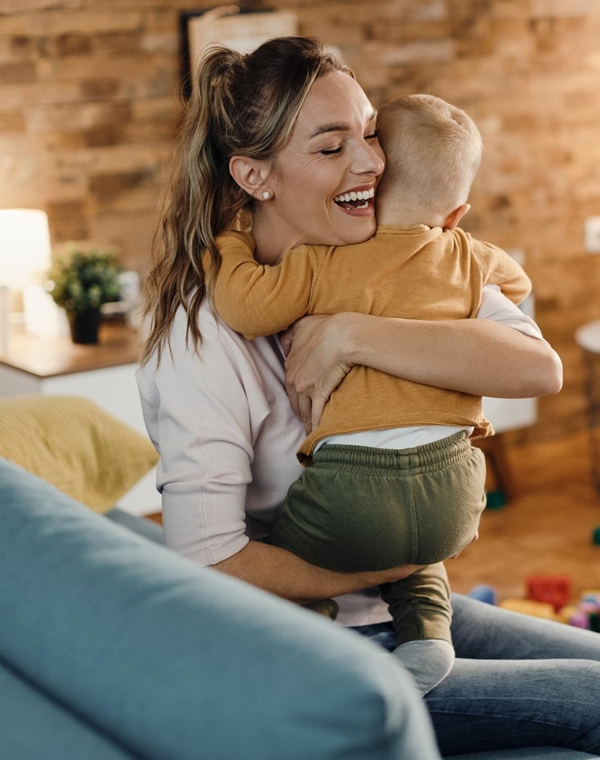 Professional daycare provider caring for young children in a safe learning environment.