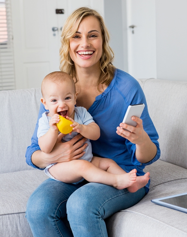 Trusted nanny providing attentive in-home care for a child